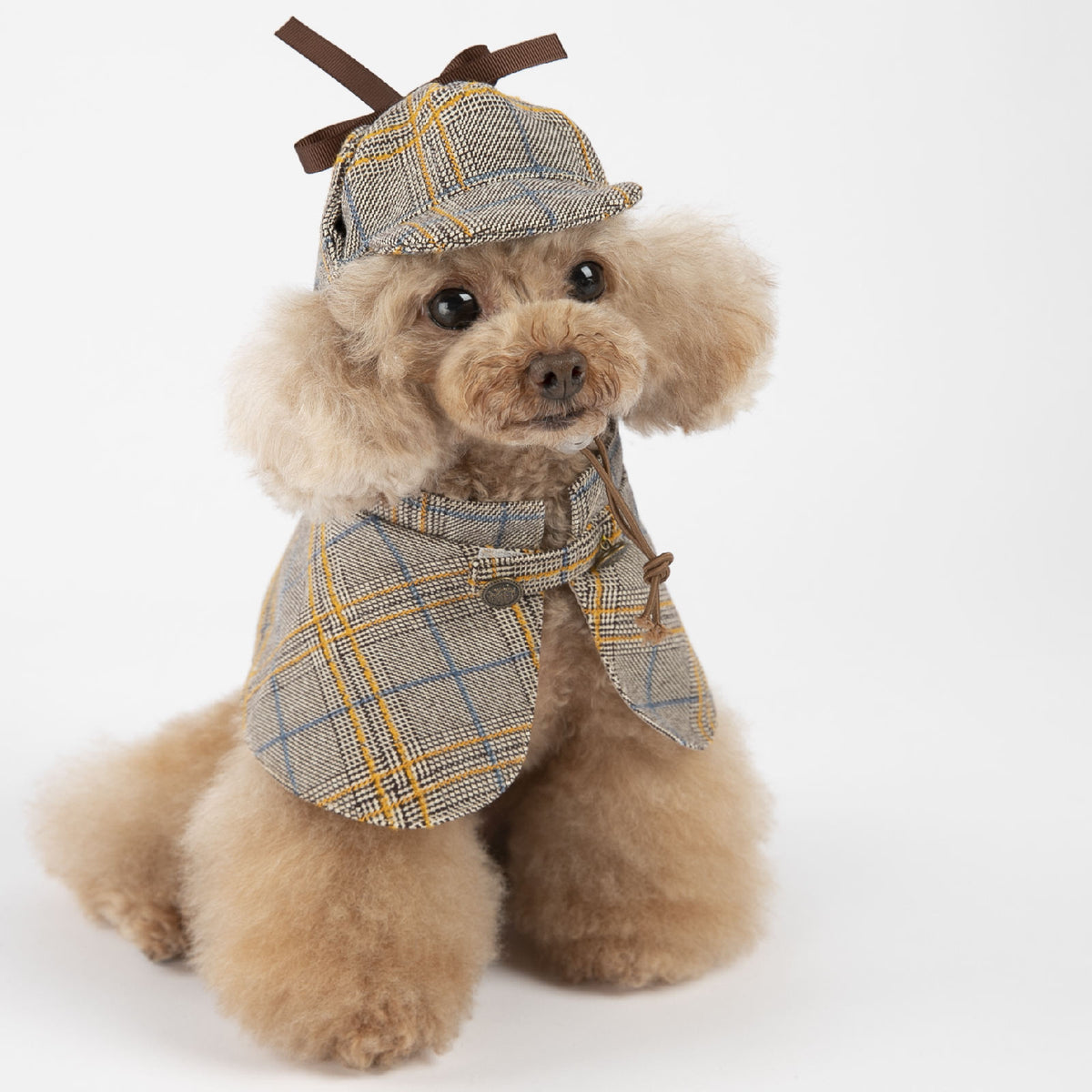 Detective Outfit Cute Personality Cloak Pet Dog Clothes — product detail