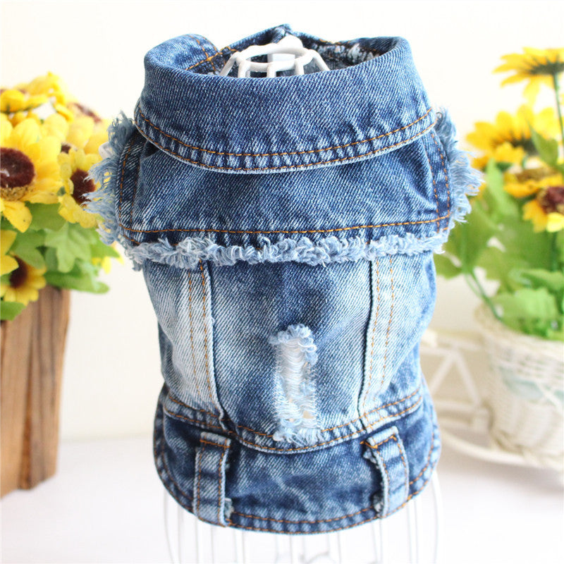Denim Dog Vest — product detail