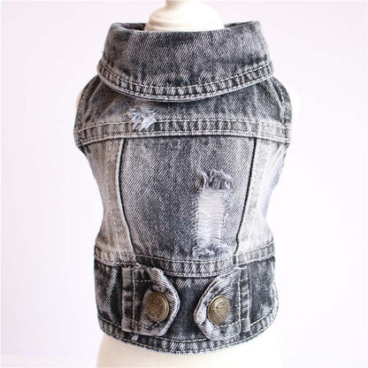 Denim Dog Vest — product detail