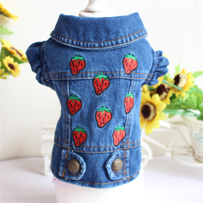 Denim Dog Vest — product detail