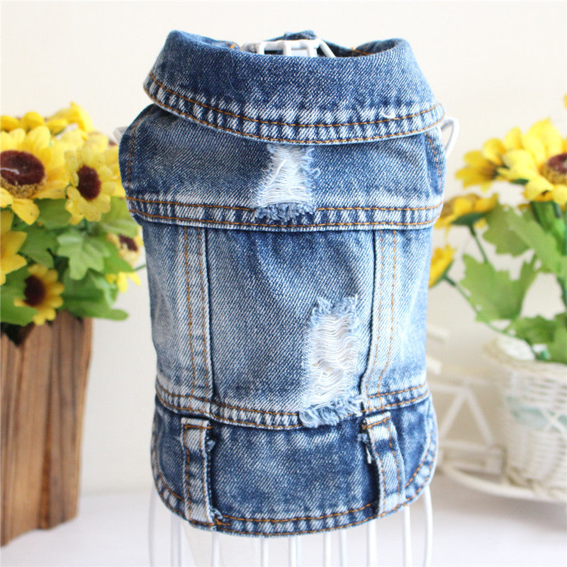 Denim Dog Vest — product detail