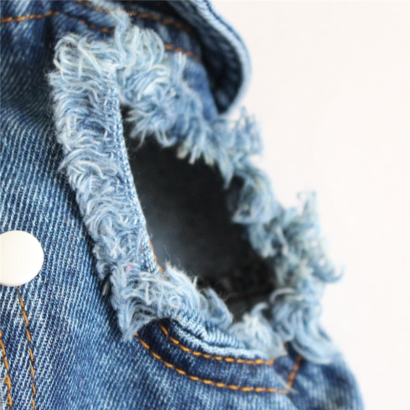 Denim Dog Vest — product detail