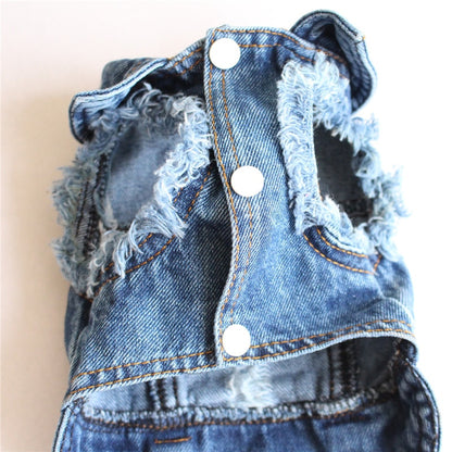 Denim Dog Vest — product detail