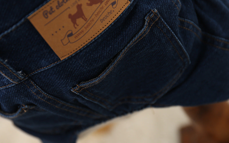 Denim Dog Overalls — product detail