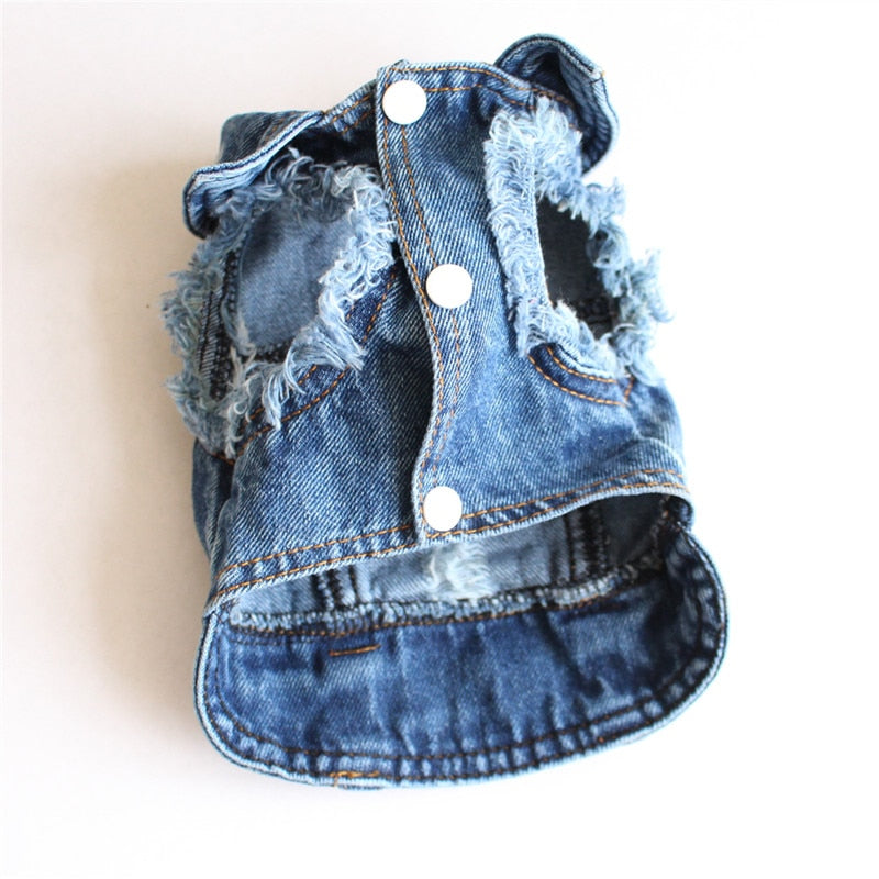 Denim Dog Vest — product detail