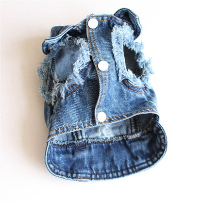 Denim Dog Vest — product detail