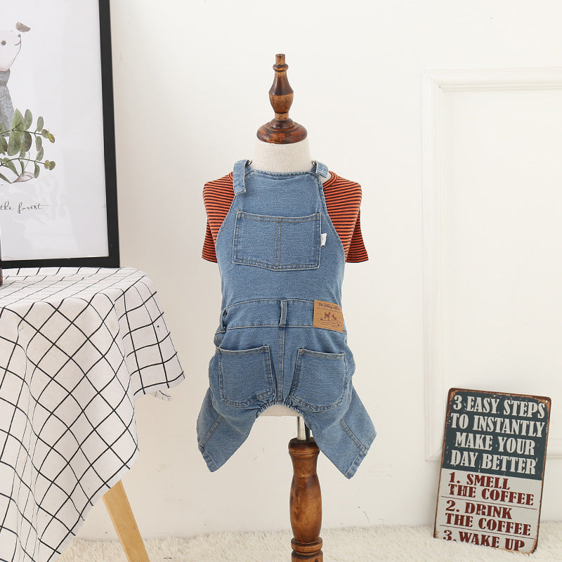 Denim Dog Overalls — product detail