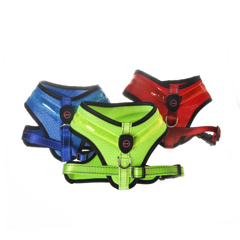 USB-Rechargeable LED Dog Harness — product detail