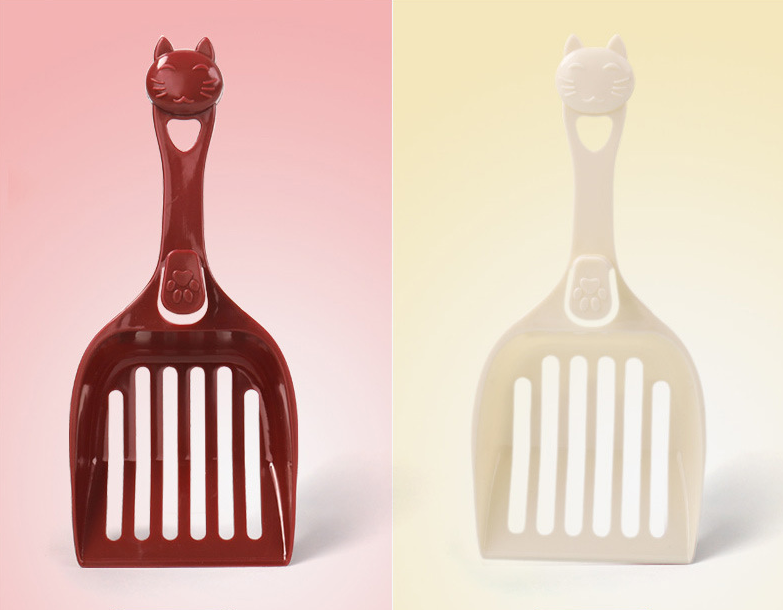 Plastic cat litter shovel cat head cat shovels — product detail