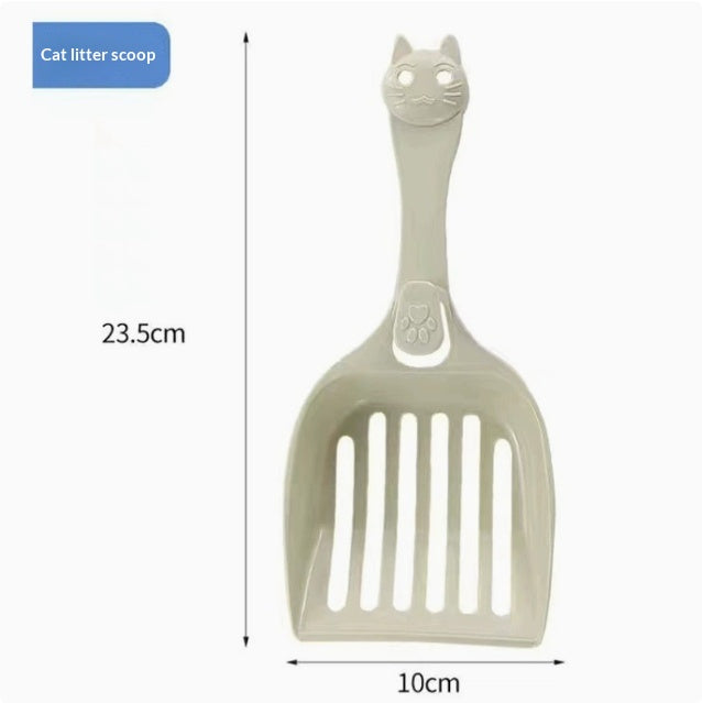 Plastic cat litter shovel cat head cat shovels — product detail