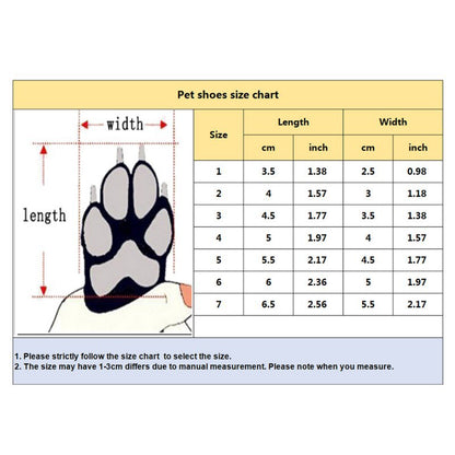 Pet Shoe Foot Cover Customized Pet Dog Shoes — product detail
