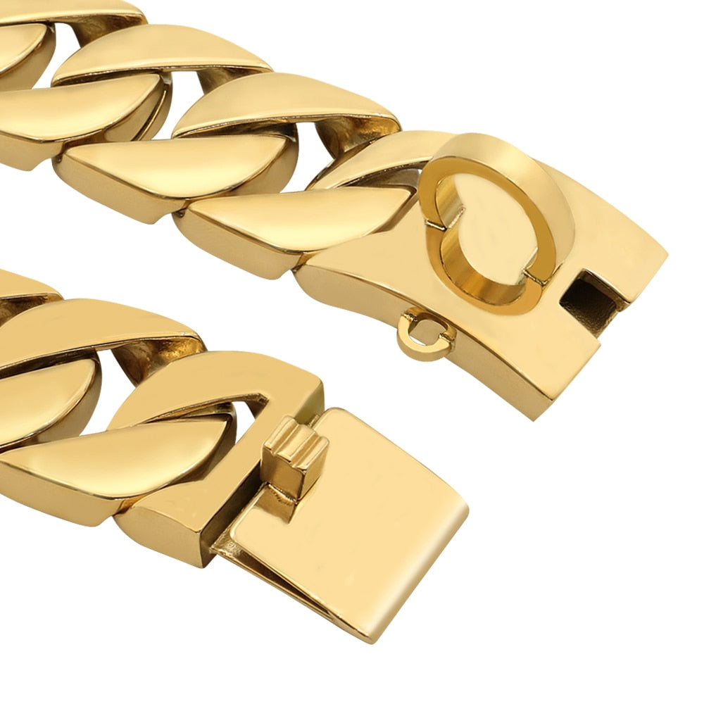 Stainless steel dog chain — product detail