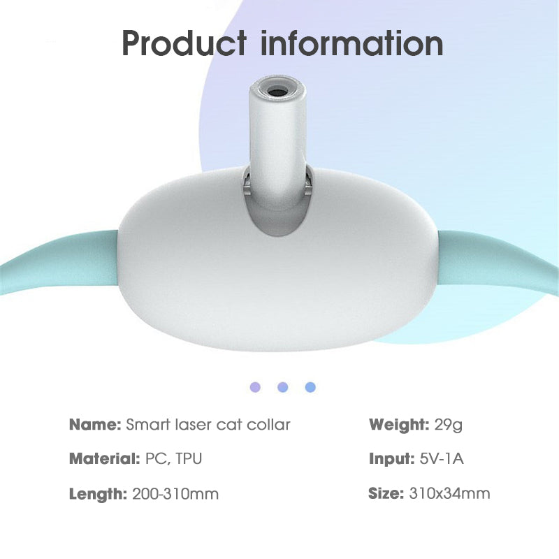 Rechargeable Laser Cat Toy Collar — product detail