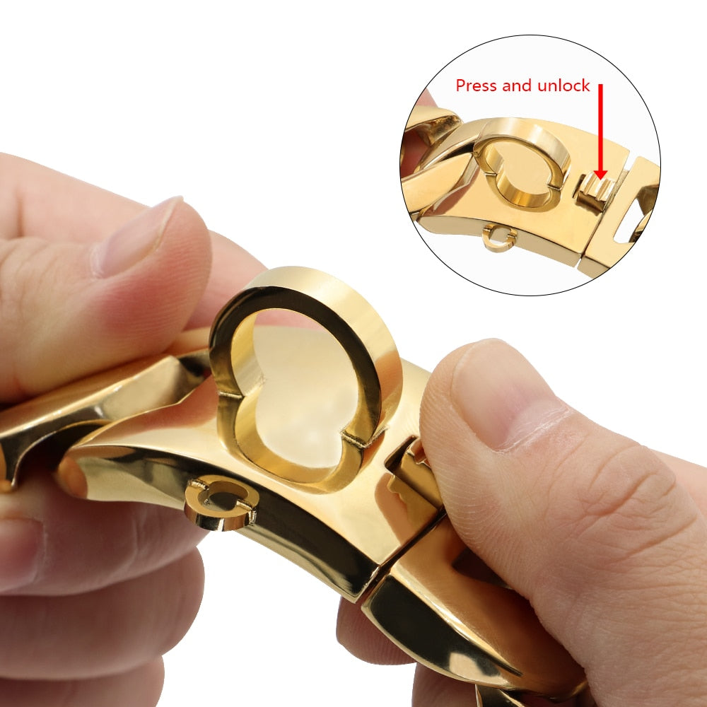 Stainless steel dog chain — product detail