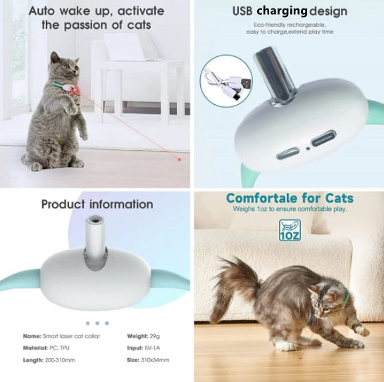 Rechargeable Laser Cat Toy Collar — product detail
