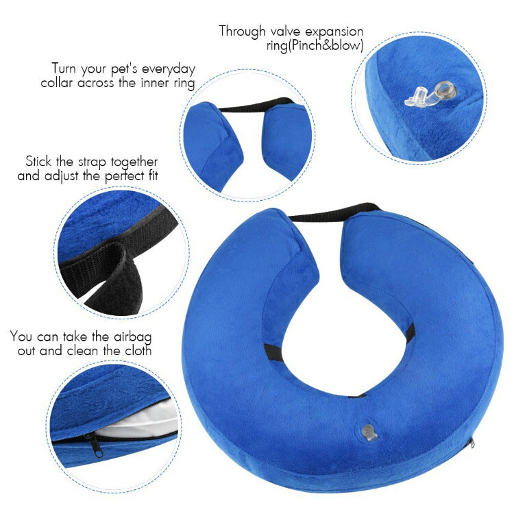 Inflatable Pet Recovery Collar — product detail