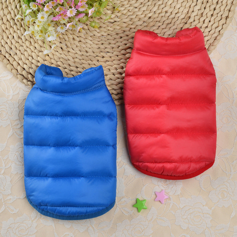 Small Dog Teddy Autumn Autumn Winter Cat Thermal Padded Coat — product detail