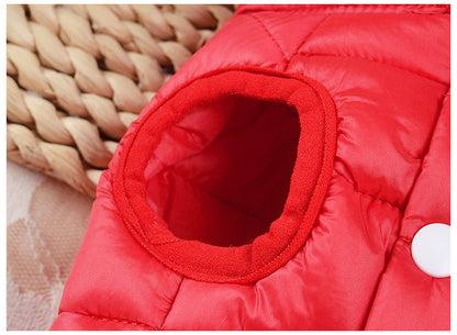 Small Dog Teddy Autumn Autumn Winter Cat Thermal Padded Coat — product detail