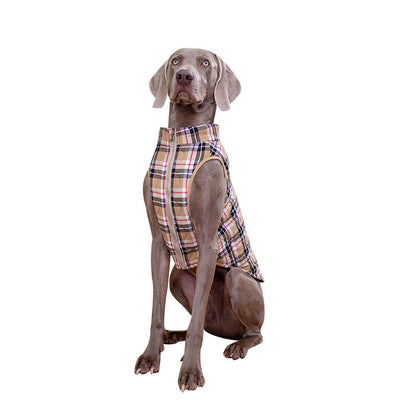Plaid Zippered Dog Vest — product detail
