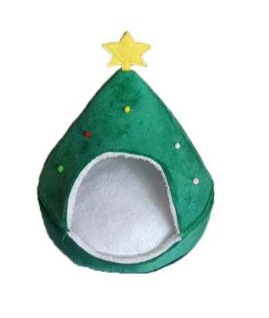 Christmas Tree Pet Bed Winter Warm Pet Nest Cat House Dog pet supplies — product detail