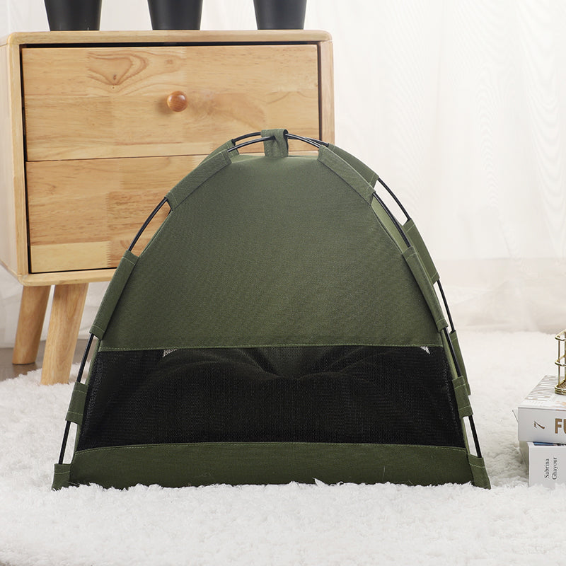 Pet Tent with Cushioned Bed — product detail