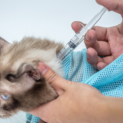 Adjustable Mesh Cat Grooming Bag — product detail