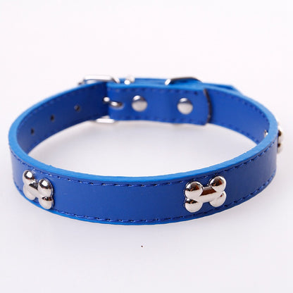 Fashionable Personality Pet PU Neck Ring Accessories — product detail