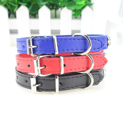 Fashionable Personality Pet PU Neck Ring Accessories — product detail