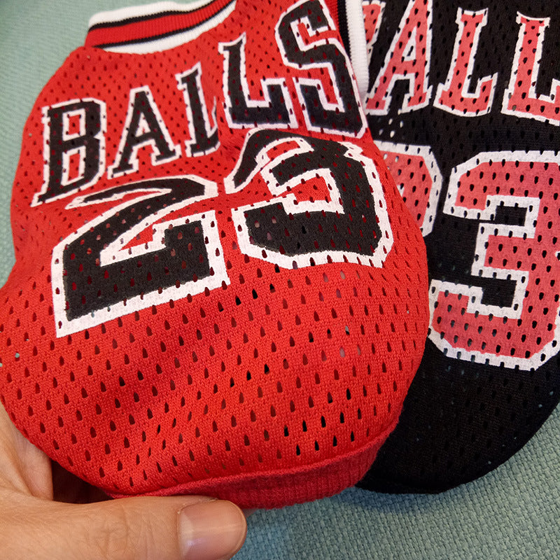 Mesh Basketball Dog Jersey — product detail