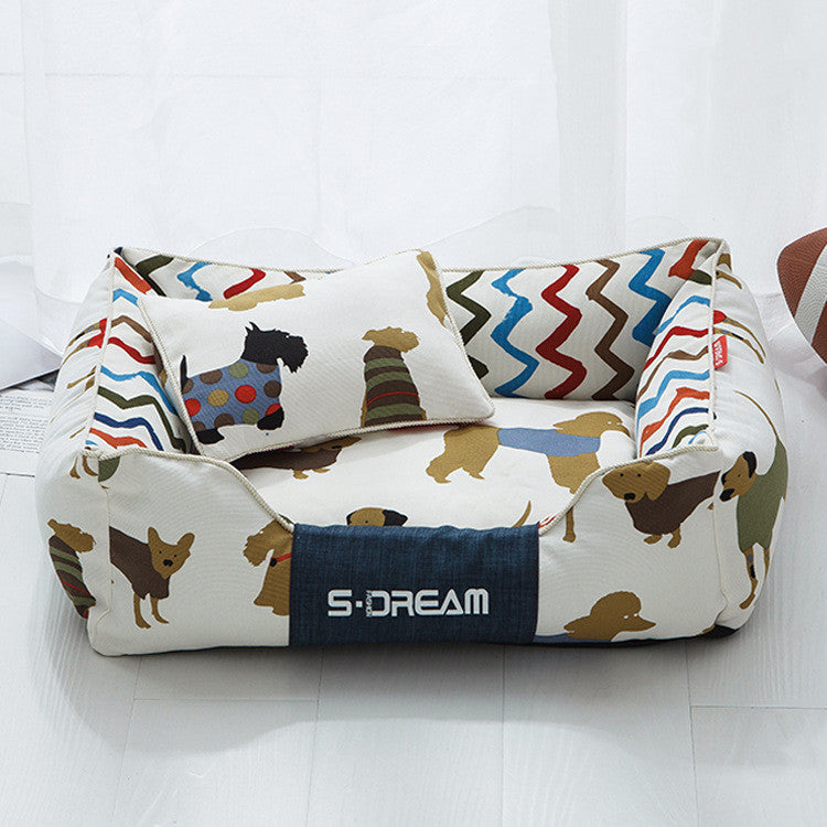 Cushioned Pet Sofa Bed — product detail