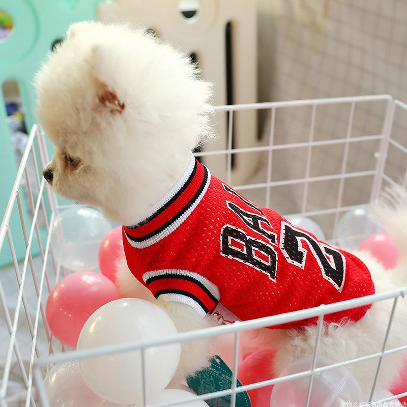Mesh Basketball Dog Jersey — product detail