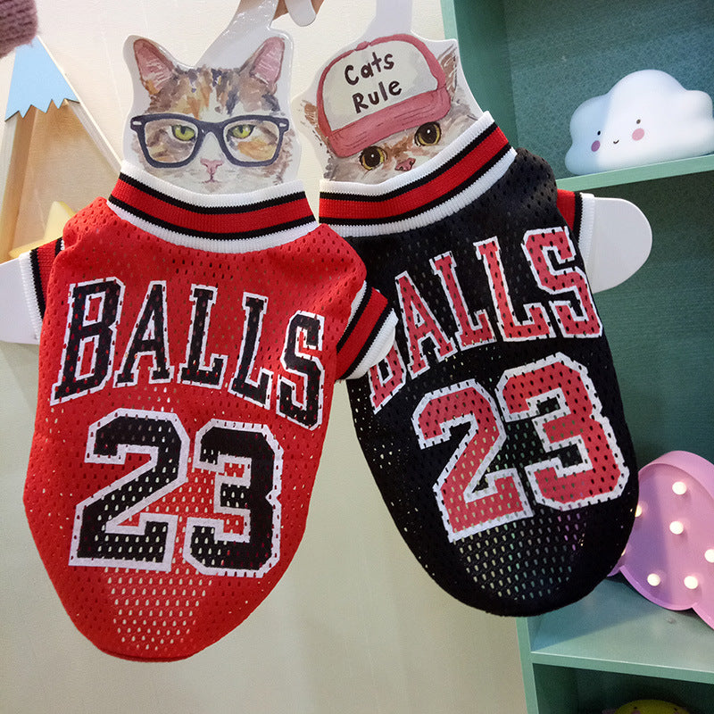 Mesh Basketball Dog Jersey — product detail