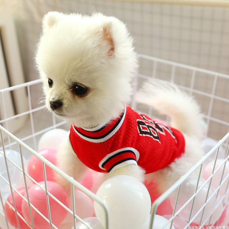 Mesh Basketball Dog Jersey — product detail