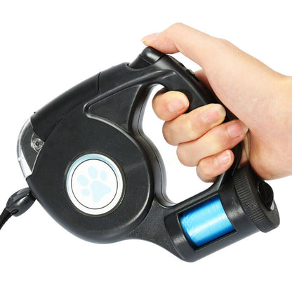 Three-in-one Retractable Dog Leash With Flashlight — product detail