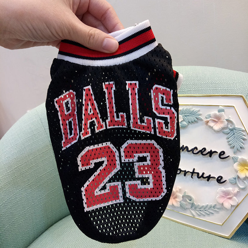 Mesh Basketball Dog Jersey — product detail