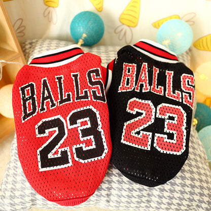 Mesh Basketball Dog Jersey — product detail