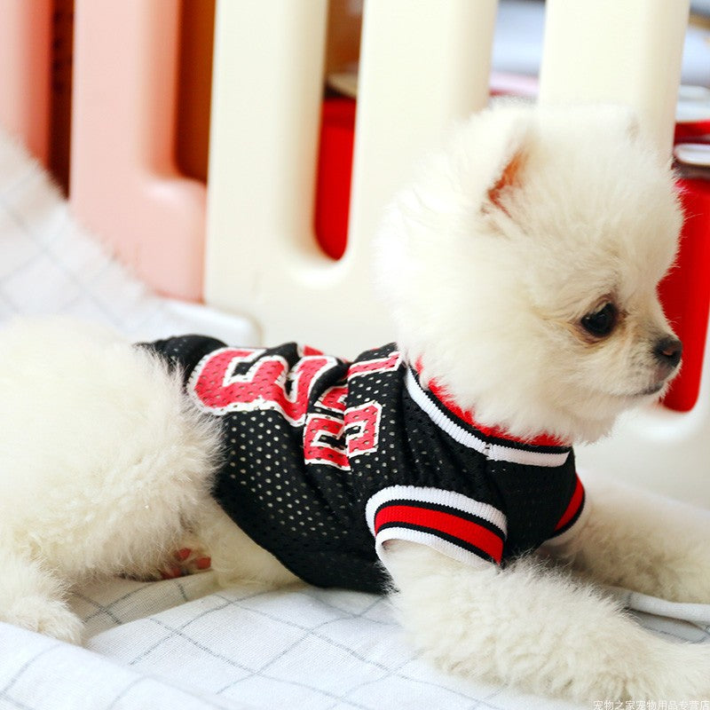 Mesh Basketball Dog Jersey — product detail